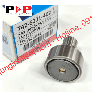 Vòng bi cam follower máy in Offset Komori - Mã phụ tùng: 742-6001-402
