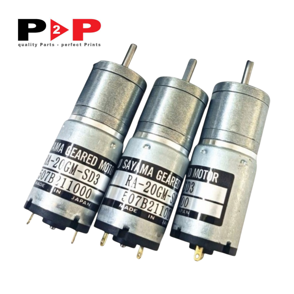 Mô-tơ chỉnh phím mực máy in Mitsubishi – Mã phụ tùng: RA-20GM-SD3