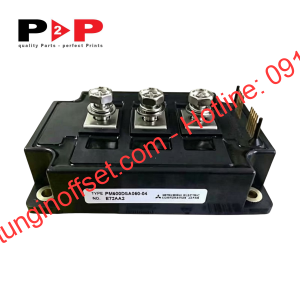 Transistor công suất máy in Mitsubishi – Mã phụ tùng: PM600DSA060-04 E72AA2